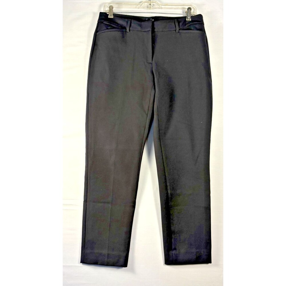 White House Black Market The Slim Ankle Pants Black Size 6 Professional Trousers